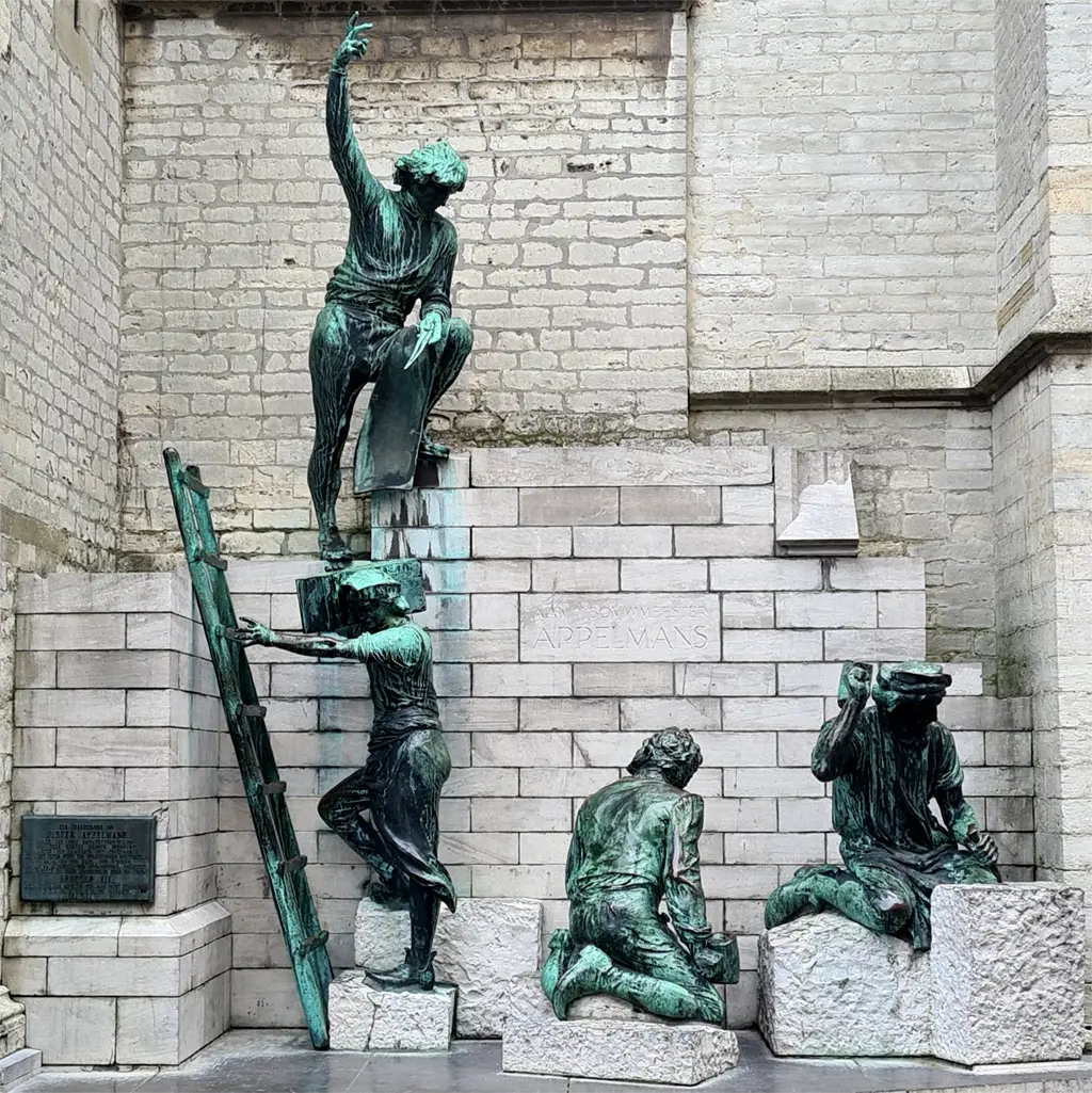 Kathedraal Antwerpen - monument voor Jan Appelmans